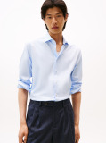 Μπλε Smart Casual TH Flex Πουκάμισο Σε Slim Γραμμή  Άνδρες