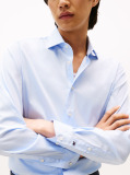 Μπλε Smart Casual TH Flex Πουκάμισο Σε Slim Γραμμή  Άνδρες