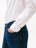 Άσπρο Smart Casual TH Flex Πουκάμισο Σε Slim Γραμμή  Άνδρες