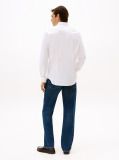 Άσπρο Smart Casual TH Flex Πουκάμισο Σε Slim Γραμμή  Άνδρες