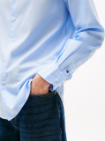Μπλε Smart Casual Πουκάμισο Oxford Σε Slim Γραμμή  Άνδρες