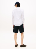 Άσπρο Smart Casual Πουκάμισο Oxford Σε Slim Γραμμή  Άνδρες