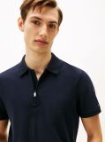 Blue Smart Casual Performance Polo Shirt  Men