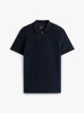 Blue Smart Casual Performance Polo Shirt  Men