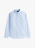Blue TH Flex Regular Fit Poplin Shirt  Men