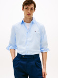 Blue TH Flex Regular Fit Poplin Shirt  Men