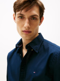 Blue TH Flex Regular Fit Poplin Shirt  Men