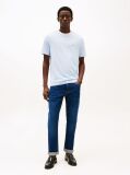 Blue Flag Embroidery T-Shirt  Men