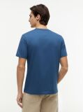 Μπλε T-Shirt Με Κεντητή Σημαία  Άνδρες