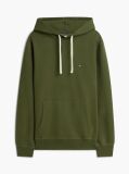 Green Flag Embroidery Fleece Hoody  Men