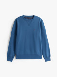 Blue Essential Fleece Sweatshirt  Men