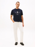 Blue Varsity Graphic Interlock Knit T-Shirt  Men