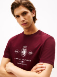 Red Varsity Graphic Interlock Knit T-Shirt  Men