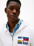 Άσπρο TH Hoodie Με Colour Σημαία  Άνδρες