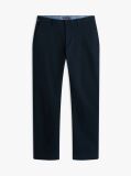 Blue Mercer Twill Flag Embroidery Regular Chinos  Men