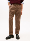 Καφέ Harlem Πλισέ Κοτλέ Παντελόνι Chinos Σε Tapered Γραμμή  Άνδρες