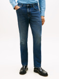 Blue Denton Whiskered Straight Jeans  Men