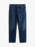 Blue Mercer Whiskered Regular Straight Leg Jeans  Men