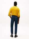 Blue Mercer Whiskered Regular Straight Leg Jeans  Men