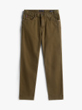 Green Denton Washed Straight Jeans  Men