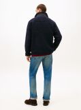 Μπλε Teddy Fleece Τζάκετ Με Φερμουάρ  Άνδρες