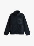 Μπλε Teddy Fleece Τζάκετ Με Φερμουάρ  Άνδρες
