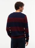 Multi Pure Wool Cable Knit Jumper  Men