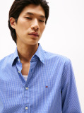 Blue TH Flex Regular Fit Gingham Shirt  Men