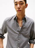 Grey TH Flex Regular Fit Gingham Shirt  Men