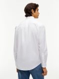 White Flex Poplin Slim Shirt  Men