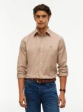 Beige TH Flex Regular Fit Flannel Shirt  Men
