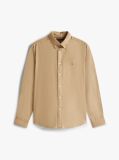 Beige TH Flex Regular Fit Flannel Shirt  Men