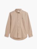 Beige TH Flex Regular Fit Flannel Shirt  Men