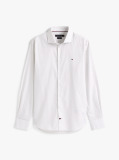 Pink Solid Print Slim Shirt  Men