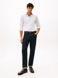 Pink Solid Print Slim Shirt  Men