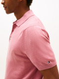 Pink Smart Casual Pure Wool Polo Shirt  Men