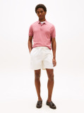 Pink Smart Casual Pure Wool Polo Shirt  Men