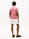 Pink Smart Casual Pure Wool Polo Shirt  Men