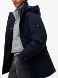 Blue Water Repellent Down Hooded Rockie Parka  Men
