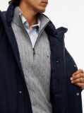 Blue Water Repellent Down Hooded Rockie Parka  Men
