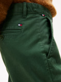 Green Harlem Tapered Leg Twill Chinos  Men