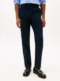 Blue Smart Casual Denton Straight Chinos  Men