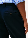 Blue Smart Casual Denton Straight Chinos  Men