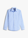 Multi Smart Casual Slim Fit Stripe Poplin Shirt  Men