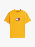 Κίτρινο Jersey T-Shirt Με Σημαία  Άνδρες