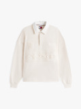 Beige The APXGP Collection Relaxed Tonal Embroidery Rugby Shirt  Men