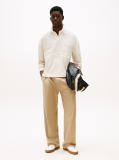 Beige The APXGP Collection Relaxed Tonal Embroidery Rugby Shirt  Men