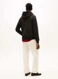 Black Graphic Terry Drawstring Hoody  Men