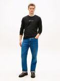 Black Logo Jersey Long Sleeve T-Shirt  Men