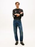 Black Graphic Jersey Long Sleeve T-Shirt  Men
